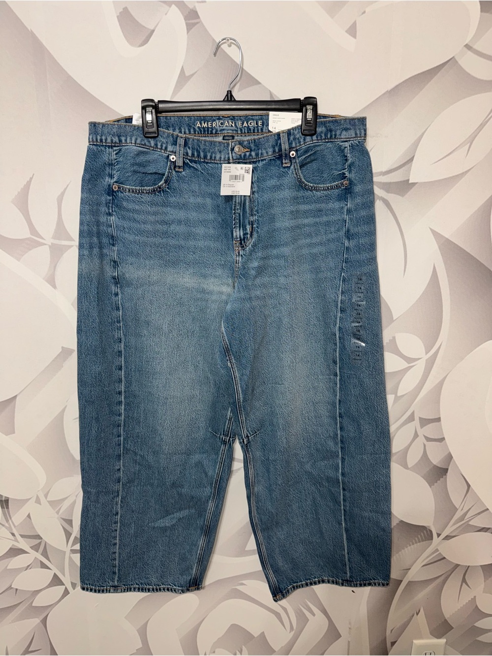 NWT American Eagle Dreamy Drape Barrel Size 14 - Picture 2 of 8